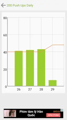200 Push ups Daily android App screenshot 0